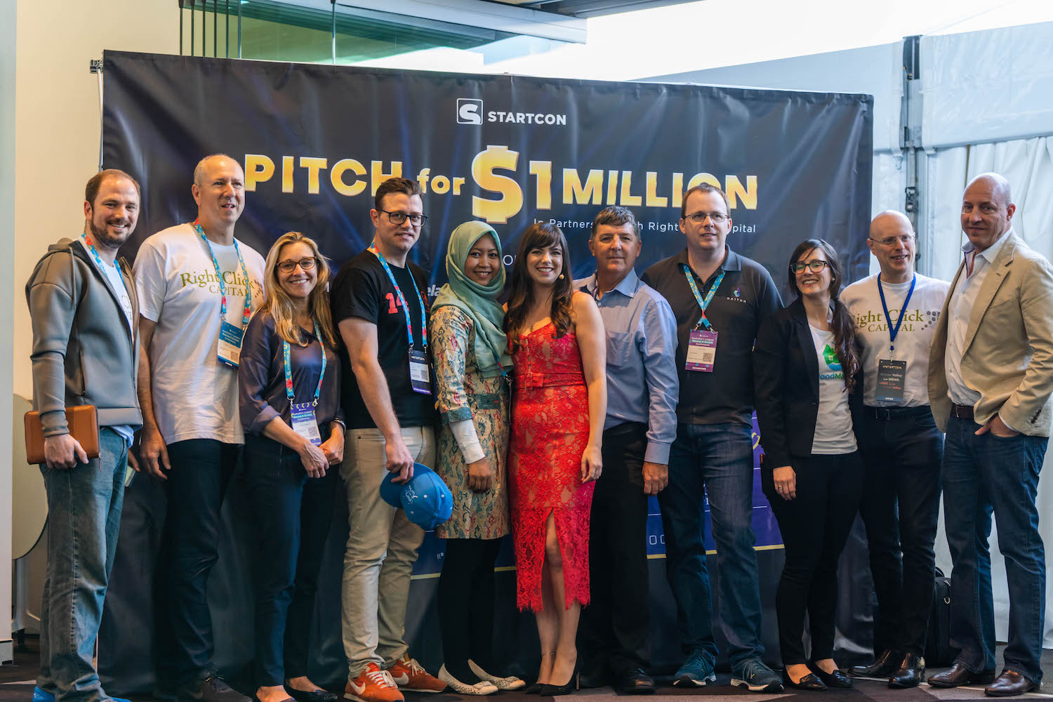 The top 6 finalists out of the 600 startups that pitched